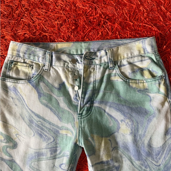 MNML Abstract Patterned Jeans - Picture 3 of 7